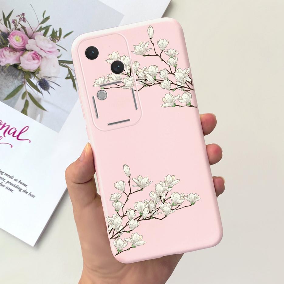 For Vivo V30 Pro Case V2319 Cute Fashion Cartoon Back Cover 6.78'' Soft Silicone Phone Case For Vivo V30 V 30 Pro VivoV30 Bumper