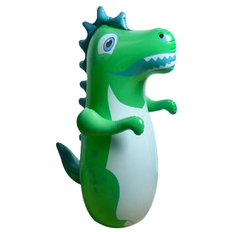 Dinosaur Inflatable Tumbler Toy Soft Safe PVC Bounce Back Design for Kids Indoor Outdoor Play Birthday Gift