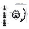 Outdoor Sports Diving Masks Snorkel Adjustment Flipper Frog Shoes Three-piece Set Snorkeling Set Diving Goggles