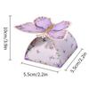 Set of 100 Butterfly Shape Favors Boxes Attractive Butterfly Embellished Dessert Boxes for Party Favors and Gifts