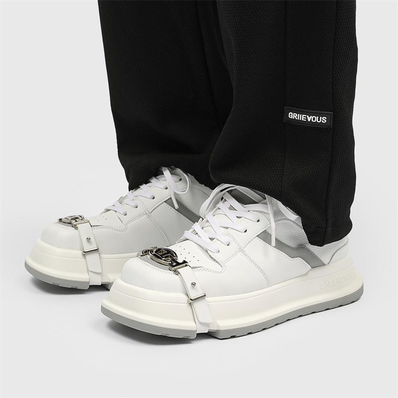 "2024 Trendy Breathable Height-Boosting Sneakers for Couples - Stylish, All-Match, Thick-Soled Design (Model 3188)"