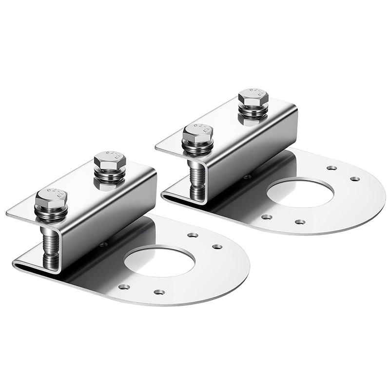 

Latest-2Pcs Straight Down Watermelon Light Under Glow Frame , Clamp-, No-Drill Stainless Steel Mounts One Size