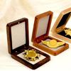 Practical Coin Storage Solution Wooden Medals Presentation Box Jewelry Organizer