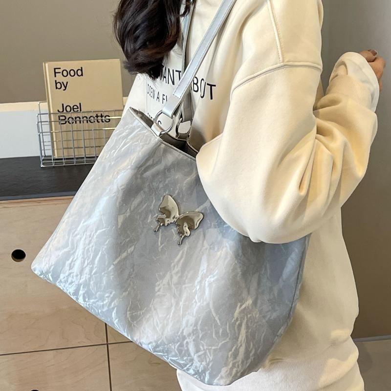 

Сумка-тоут большая женская модная сумка для поездок большой вместимости универсальная сумка через плечо серый