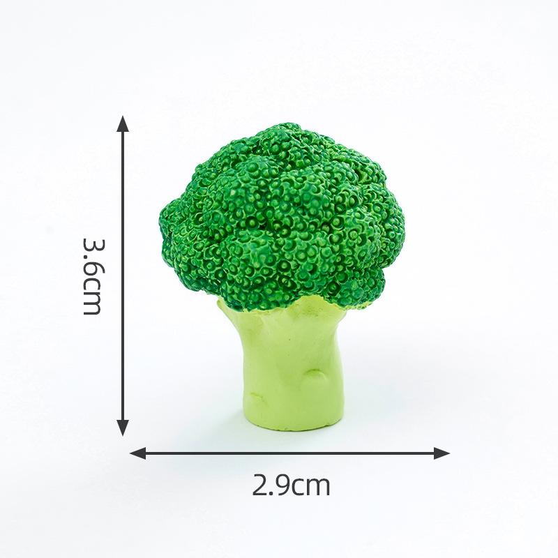 5/10Pcs Simulation Vegetable Small Decorate DIY Photography Landscape Toys Peppers Corn Broccoli Onion Small Vegetable Ornaments