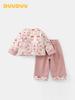 DUUDUU New Year Baby Girl Outfit 2025: Autumn/Winter Toddler Cotton Clothing