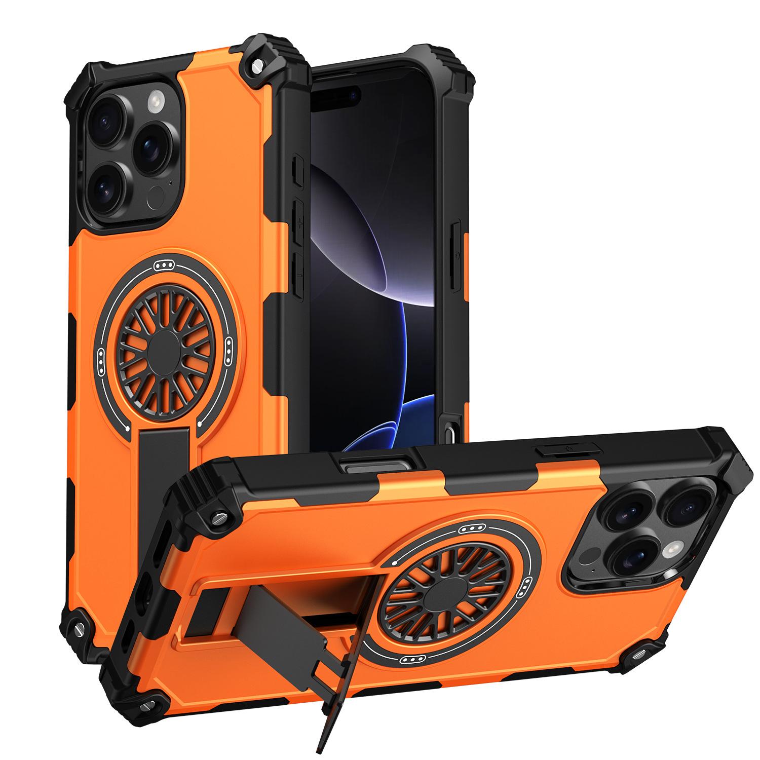 

New Product for Apple 17Promax Magnetic Phone Case 16pro Stand Anti-fall 14 Phone Protective Cover Please consult customer service for other models.