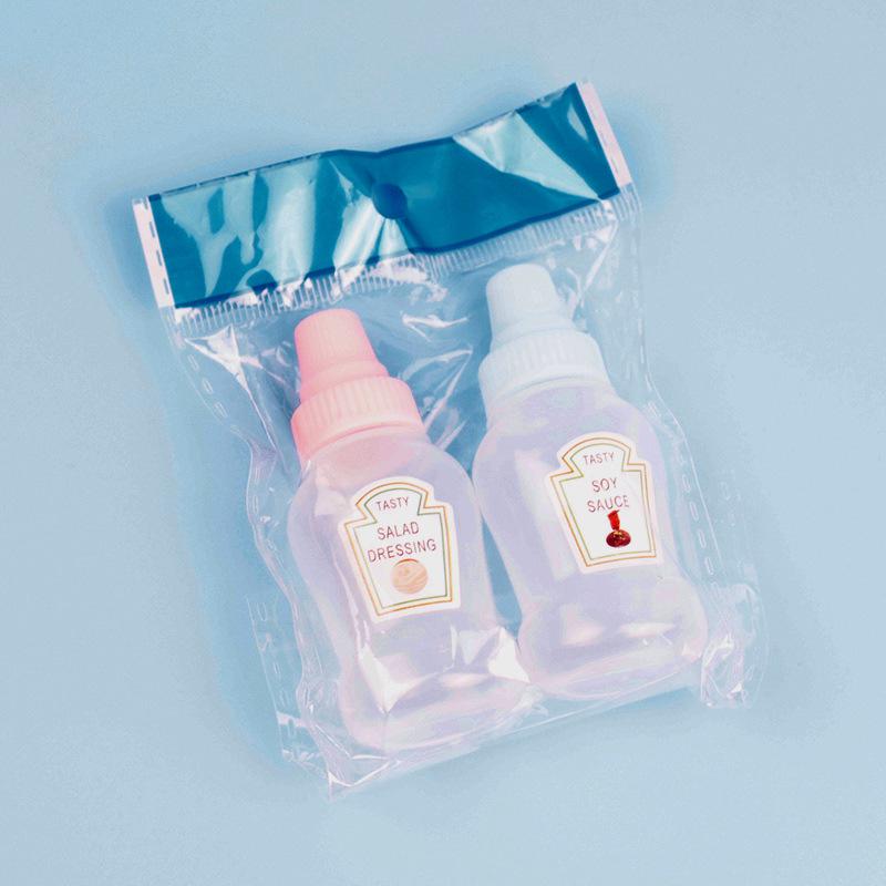 Portable Mini Squeeze Bottle for Tomato Salad Dressing and Honey Dispenser