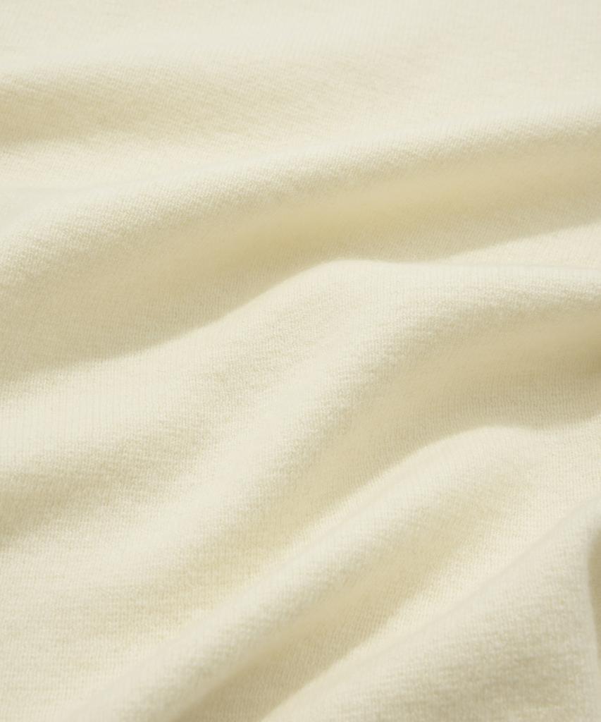 COVERNAT Lambswool Half Turtleneck Knit Ivory