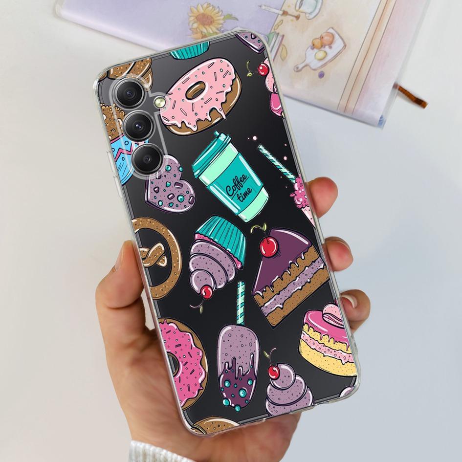 For Samsung Galaxy A25 5G Case Silicone Soft TPU Bumper Cute Cartoon Cat Butterfly Phone Cover For Samsung A25 5G 2023 A 25 Capa