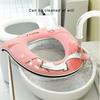 New Toilet Seat Four Seasons Universal Household Toilet Cover Summer Toilet Cushion Ring Pad Waterproof Zipper Bathroom Toilet