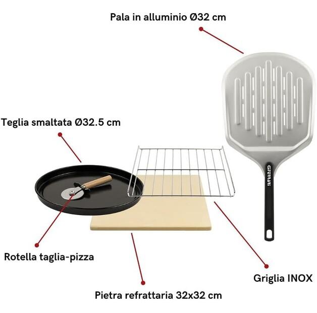 Электрогриль G3 Ferrari Pronto Pizza 2 Minuti Pizzagrill (G10186)