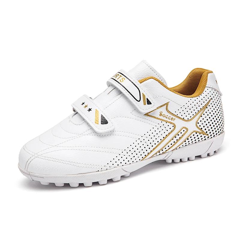 

Children Sneakers Cleats Field Kids Turf Non-Slip Soccer Shoes Girls Top Quality Ultralight Boy Futsal Exercise Soccer Sport Boots 25