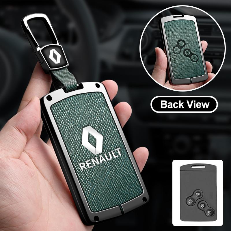 For Renault 2026 New Hub Caps Leather Car Key Cover for Renault Austral Kadjar Clio Megane Captur Arrana Kolaos Zoe Scenic Dacia