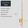 Creative Minimalist LED Wall Light for Hallway, Bedroom, Living Room, Study, and Staircase