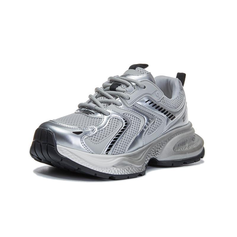 Dad Shoes Women's 2025 Spring New Thick-soled Breathable Sports Shoes Women's Casual Fashion Versatile Shoes Children