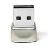 Silver Aluminum Alloy USB Fingerprint Login Device - Driver-Free, Plug and Play.