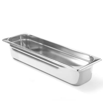GN 24 Container, Stainless Steel, Profi Line, Height 100 Mm, Hendi 801666
