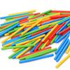 100 Multicolor Bamboo Counting Sticks - Children's Arithmetic Learning Toy