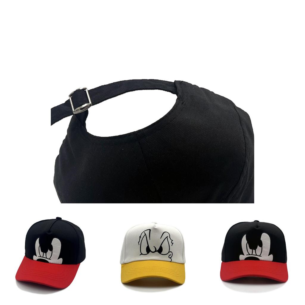 Mickey Mouse Cartoon Baseball Cap For Kids Sun Protection Breathable Cotton