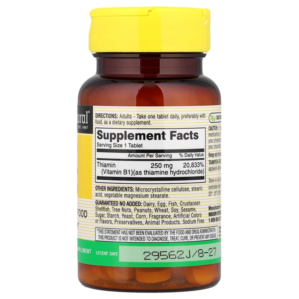 iHerb Mason Natural Vitamin B1 250mg 100 Tablets
