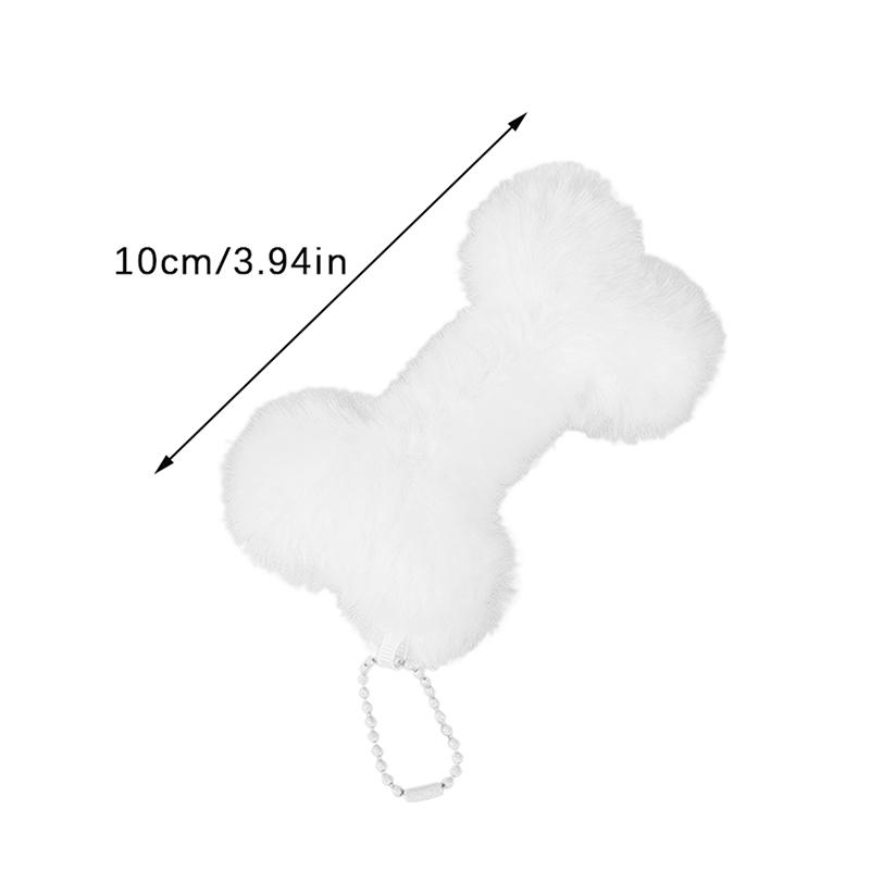 Comfort Plush Stuffed Animals Bone Keychain Creative Cartoon Kawaii Couple Chubby Soft Pendant China Cute Costume Accessories