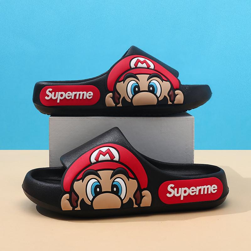 Comfortable Boys Summer Slippers For Kids With Cartoon Superhero Design In Multiple Colors And Sizes