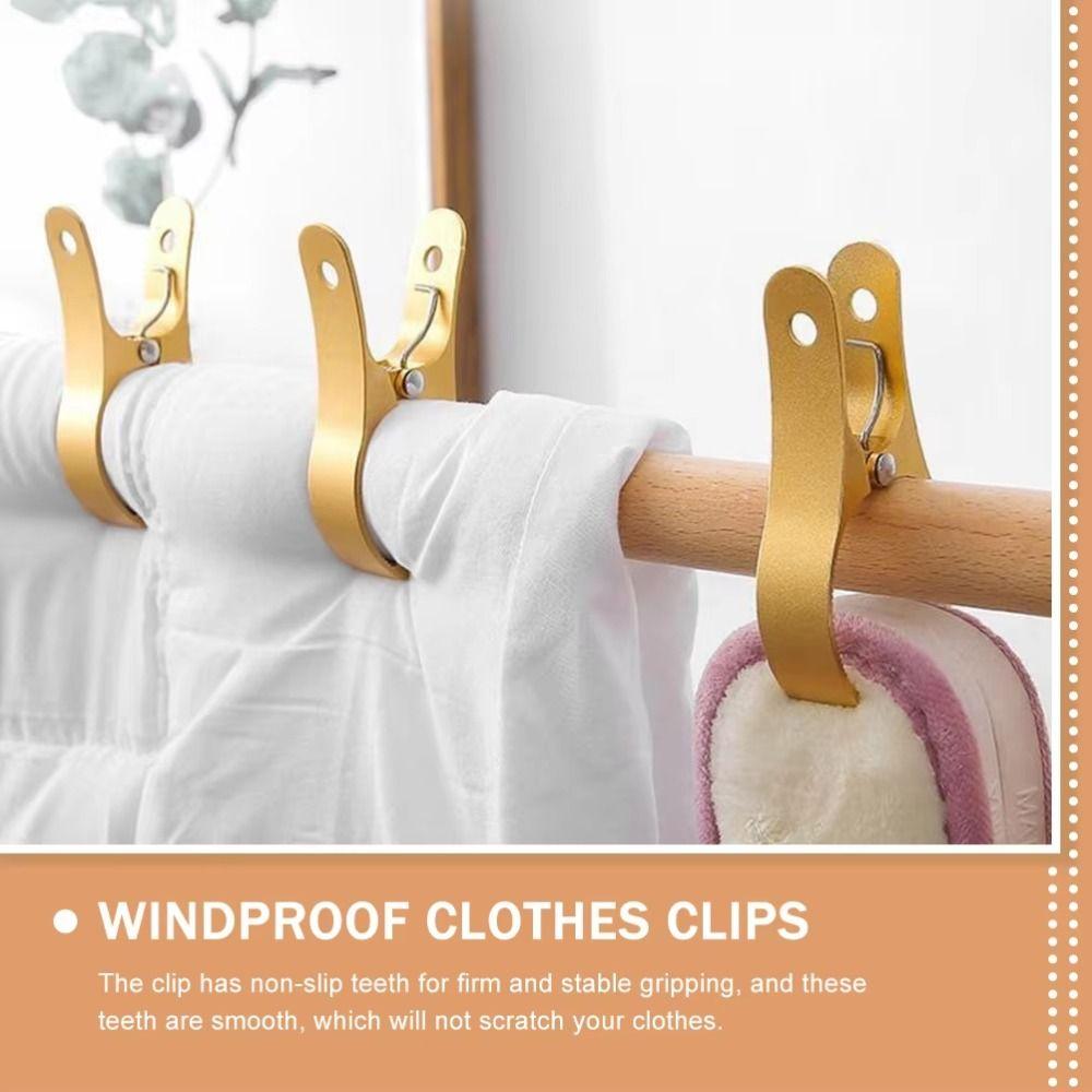 2Pcs Thicken Windproof Clothespins Heavy Duty Quilt Clips Drying Clothes Pegs  for Clothing
