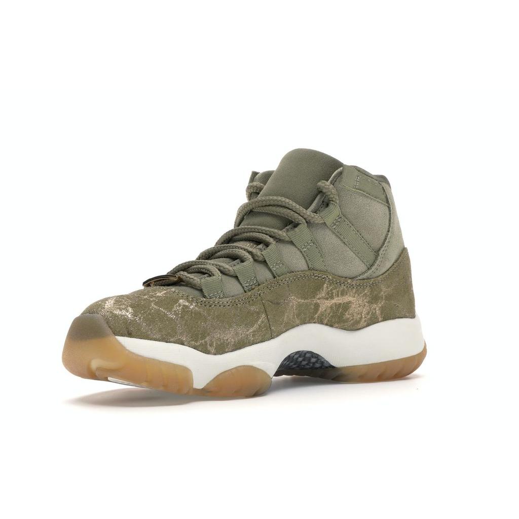Air Jordan 11 Retro Olive Lux Dámské Tenisky Tmavě hnědá Neutrální-Olivová Plachetnicová-Gumová-Světle hnědá-Metalická Stout AR0715-200