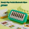 Tastiera Elettronica Tascabile Giocattolo per Bambini Puzzle per Bambini Educazione Precoce Ragazzo e Ragazza Giocattoli per l'Illuminazione Musicale per Regalo di Compleanno