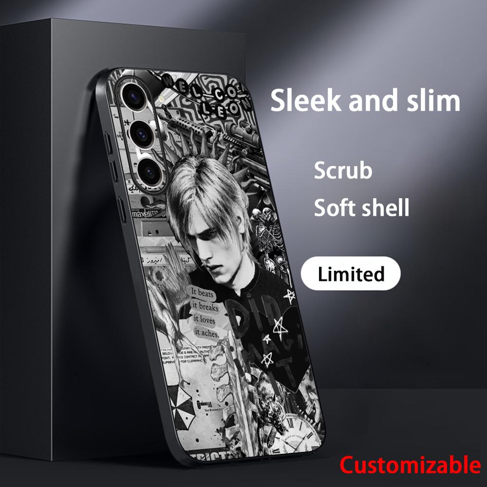 

Hot game Ada wong Leon poster Phone Case For Samsung Galaxy S26 S25 S24 S23 S22 S21 Plus Ultra Note20 Soft Black Galaxy Note20