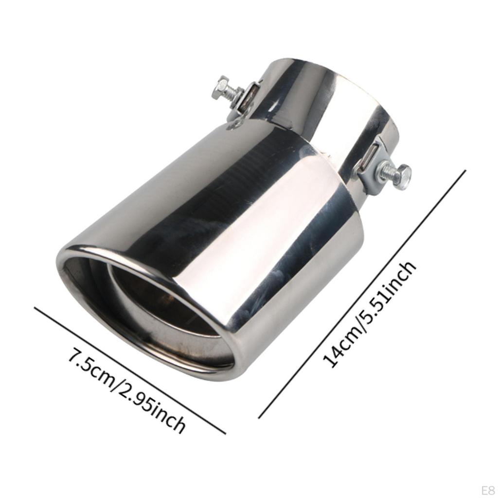 Car Exhaust Tip Stainless Steel Accessory Muffler for SUV Sedan colorful straight