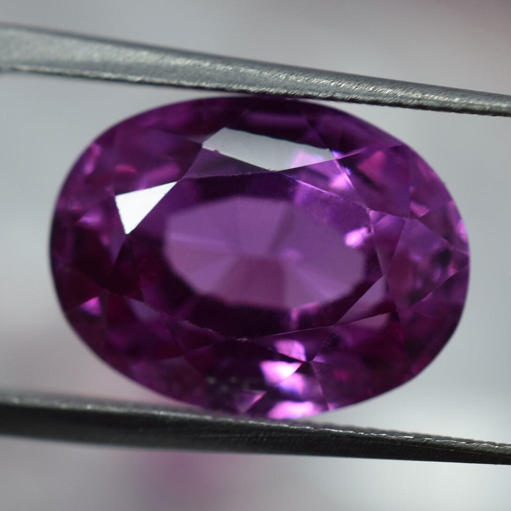 Beautiful Loose Gemstone Pink SAPPHIRE 10.05 Ct NATURAL Best Oval Cut CERTIFIED.