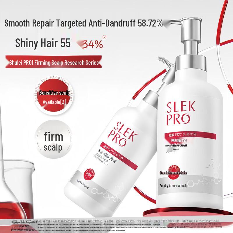 

Slek PRO Firming Scalp Smooth Anti-Dandruff Shampoo