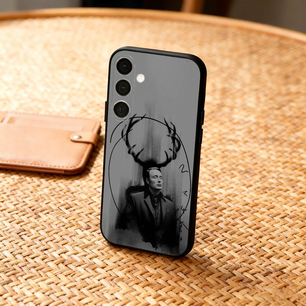 Will Graham H-Hannibal Phone Case For Samsung A73,72,71,53,52,51,22,91,80, Soft Black Cover