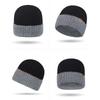 Winter Velvet Neck Cap Two-Piece Men's Outdoor Cold-Proof Warm Ear Protection Wool Knitted Hat