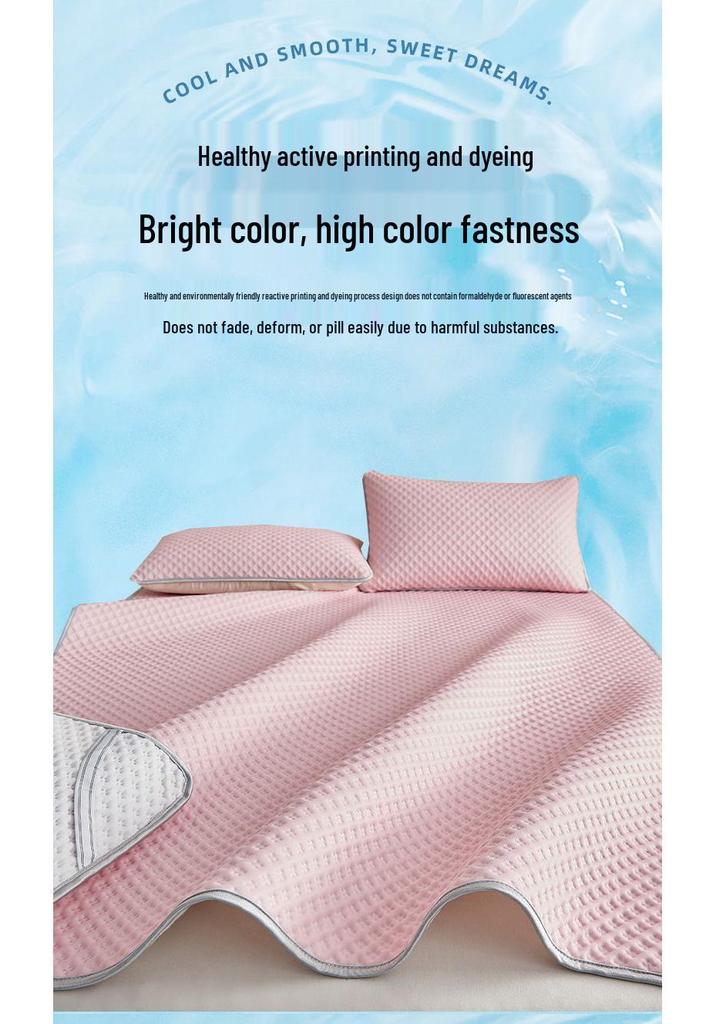 Hot Item: Ice Bean Cool Non-Slip Bed Sheet - Soft Summer Ice Silk Mat for Students