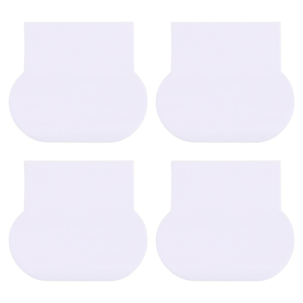 4Pcs Toilet Seat Lifter Self-Adhesive Easy Install Comfortable Handle for Anti-Touching Use Works with Most Toilet Lids