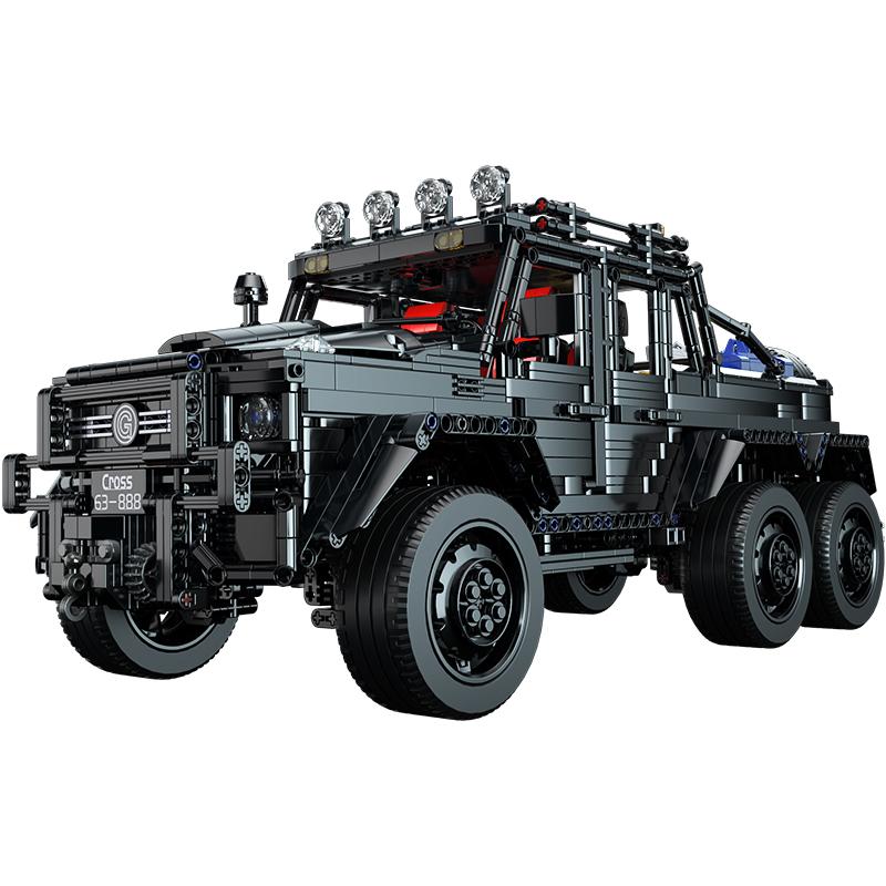 

Нетоксичный Toylinx 6x6 Внедорожник Строительные Блоки Игрушечный Автомобиль Технические Кирпичики Грузовик Модель Симуляции 1:Наборы строительной техники для взрослых в масштабе 8