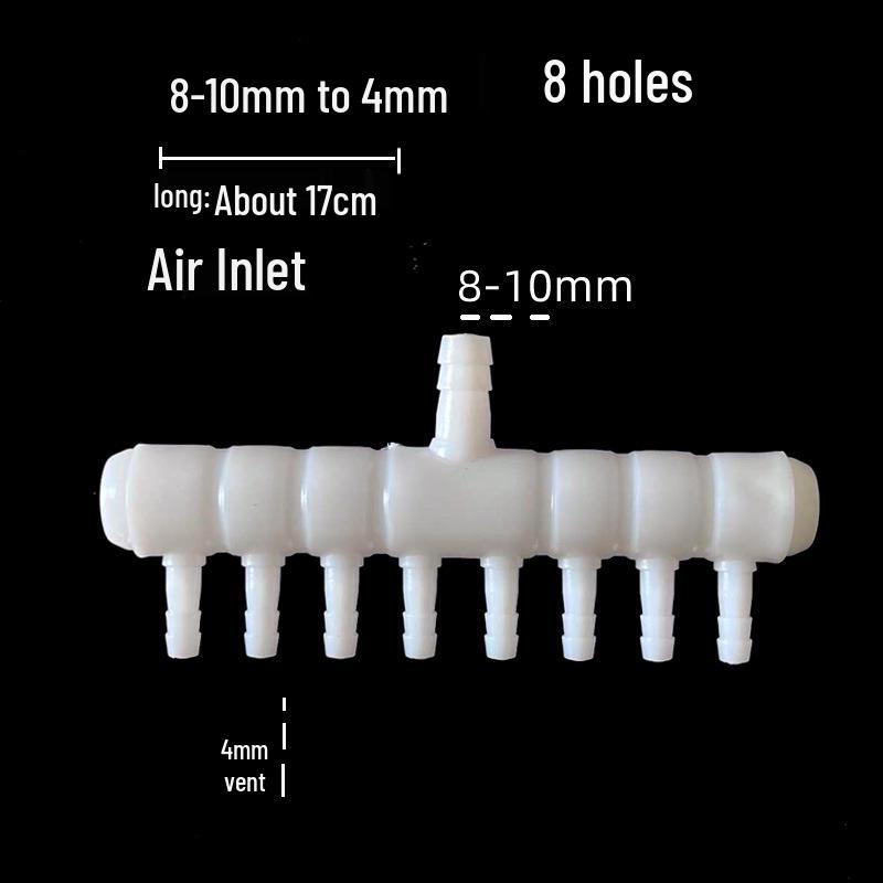 Aquarium Air Pump Connector & Aerator Manifold for Fish Ponds