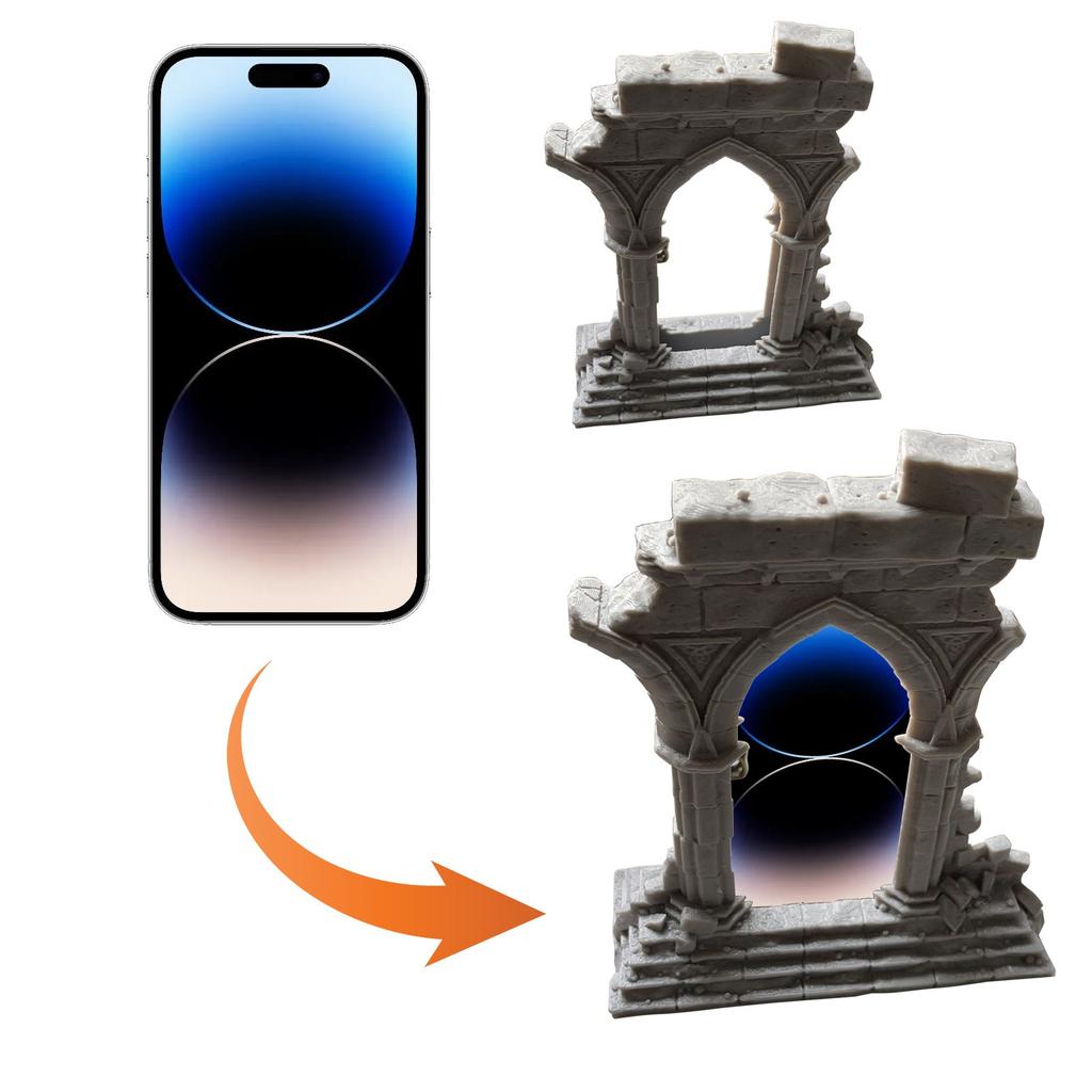 Portal Phone Holder, Interesting Portal Ornaments Phone Holder, Interesting And Fun Ornaments Mobile Phone Holder