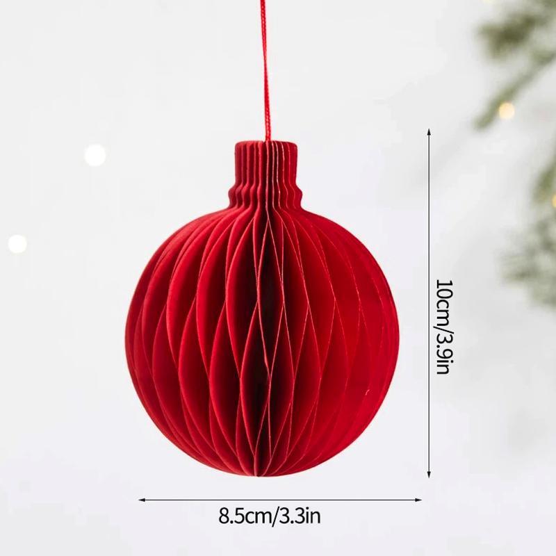 1PC Unfolding Hung Modern Aesthetics Spring Festival Origami Lantern Balcony Eastern Tradition Decorative Magnetic Living Room