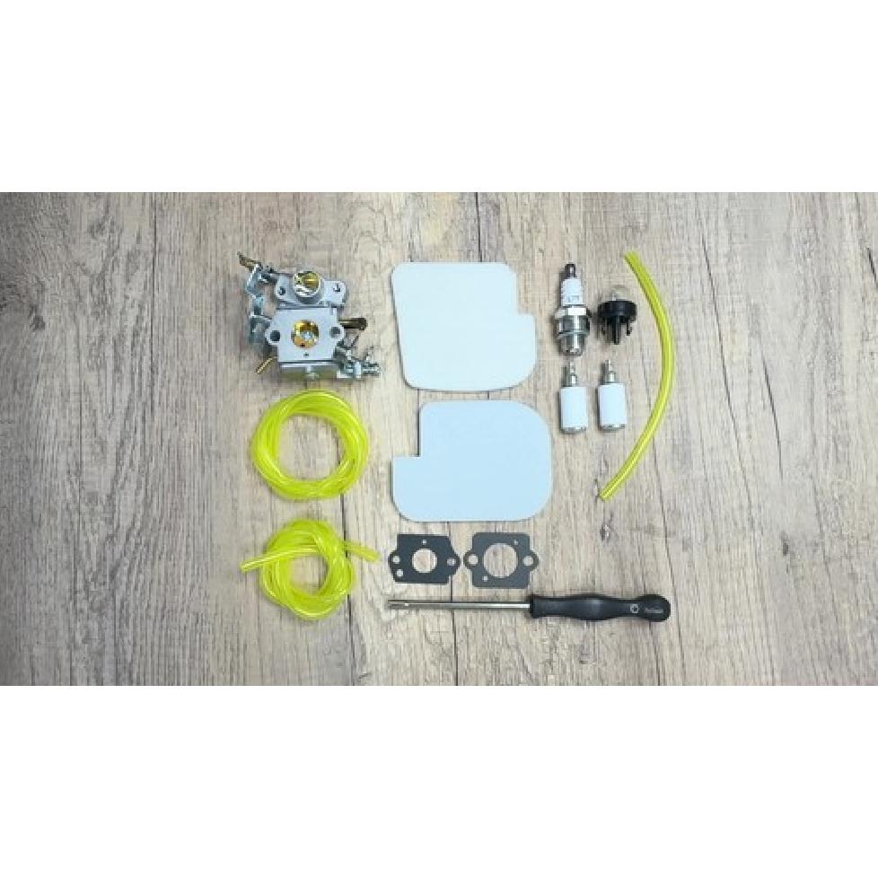 For Poulan Pro PP4218A 18'' 2-Cyl 42cc Gas Chain Saw Carburetor Carb Tune Up Kit