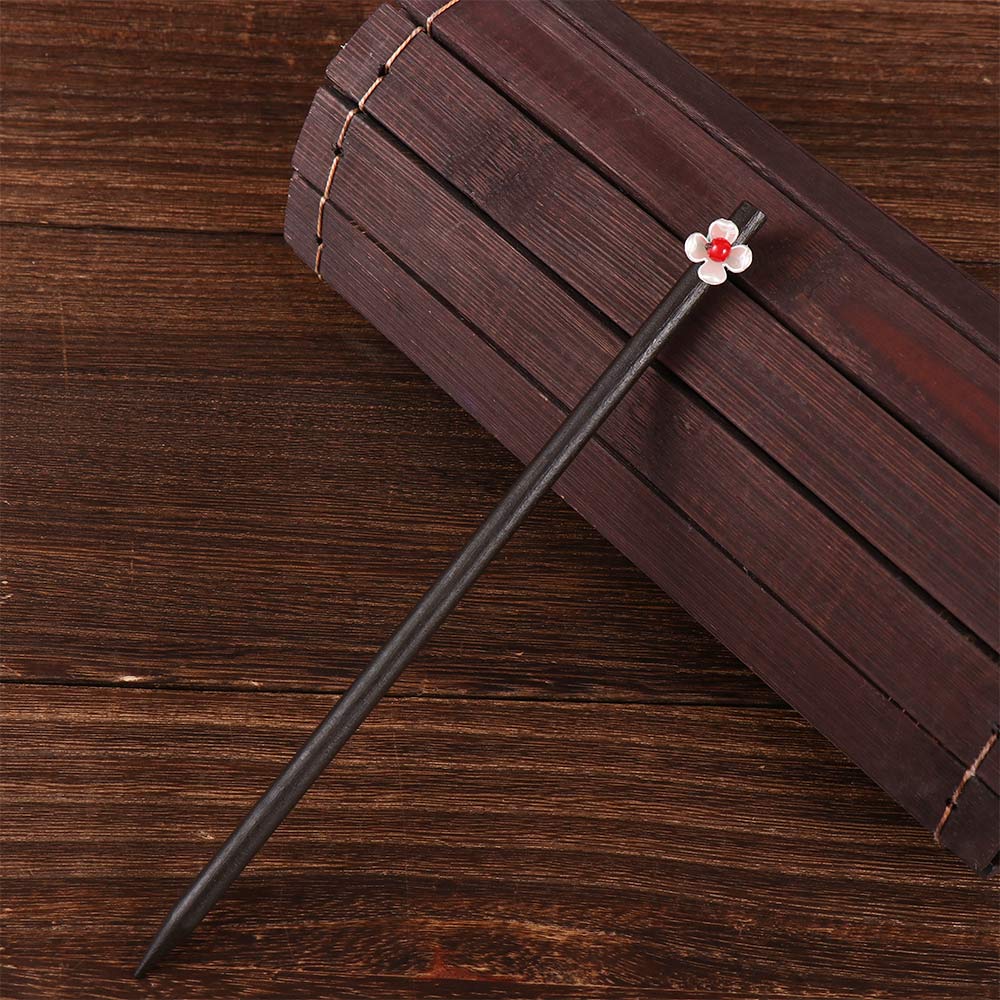 Vintage Hanfu Chinese Style Disk Hair Wooden Hairpin Flower Hairpins Hair Sticks Hair Accessories