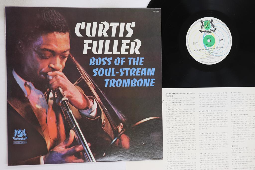 LP Record CURTIS FULLER - Boss Of The Soul Stream Trombone RJ7151 WARWICK 1976 Japan Jazz Used