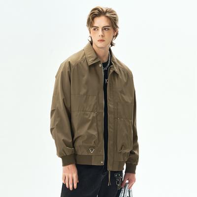 Jian Heng Jacket Lapel Jacket Jacket Men's Spring and Autumn American Retro Fashion Casual
