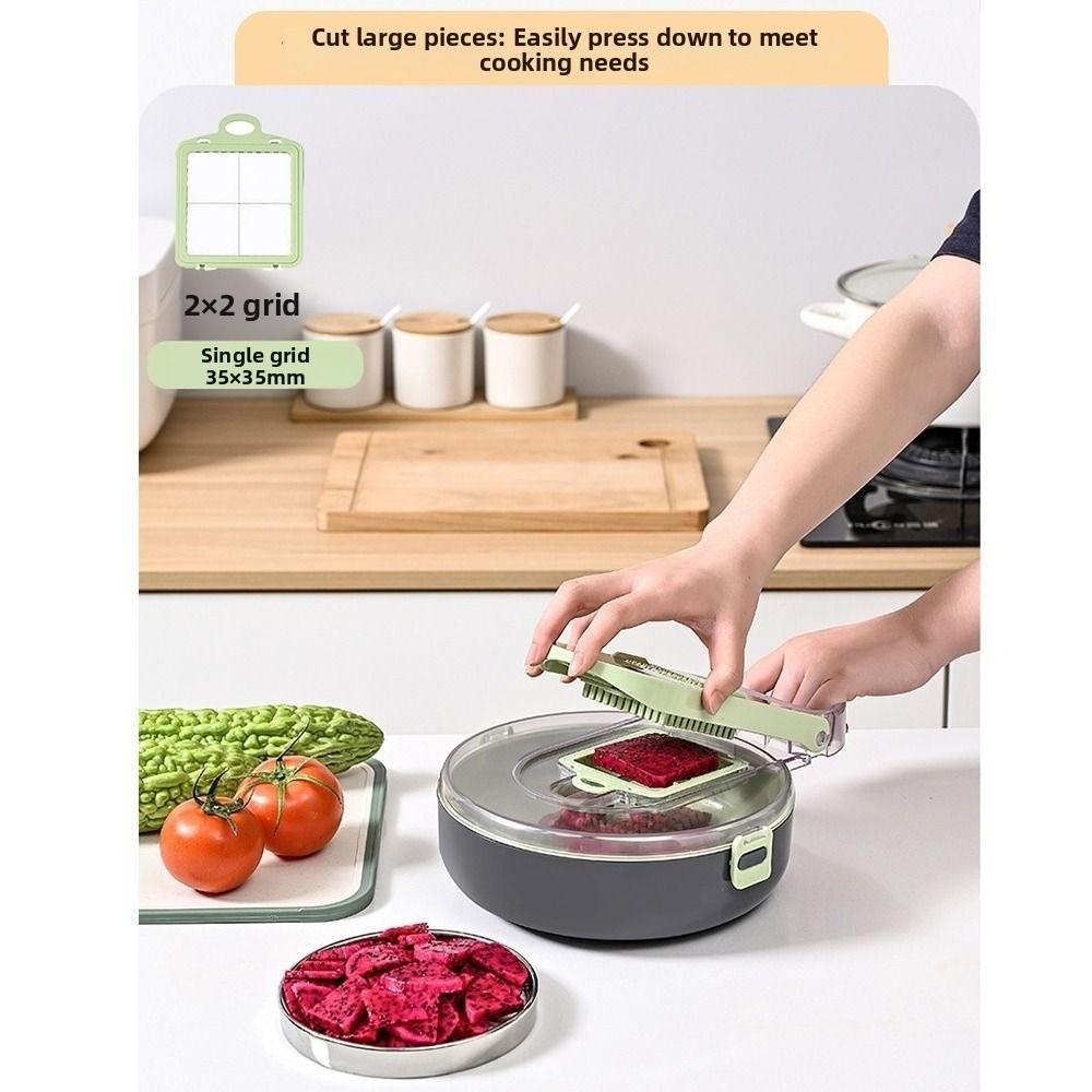Hand Guard Vegetable Chopper Stainless Steel Food Grater Time-saving Kitchen Slicer  for Fruit
