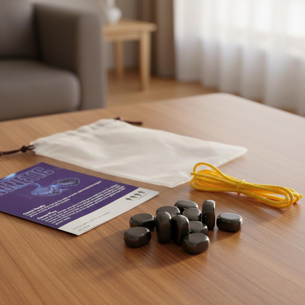 Bloque Magnético Multifuncional Alivio del Estrés Entretenimiento Terapia Magnética Imanes para Nevera Magnetita Pulida Natural