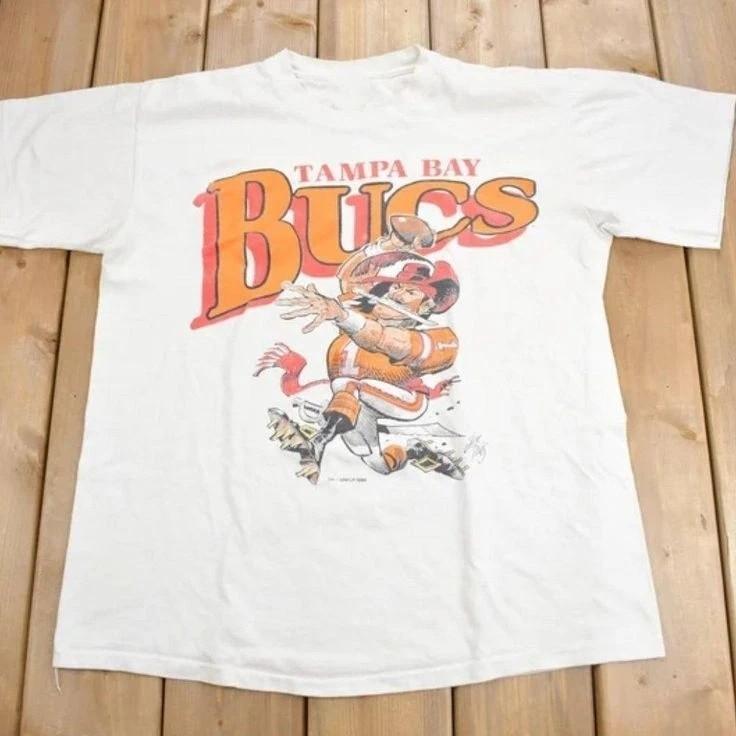 

1988 Tampa Bay Bucs Унисекс Подарок для фаната Унисекс футболка Винтаж S-5XL Унисекс футболка S