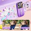 Kids Smart One Mobile Educational Toy with 1000mAh Photo English Music Ages Purple Kids' Phone, Alarm, Battery, 2.8-inch Phone, Camera, Recording,